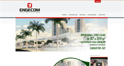 Desktop Screenshot of construtoraengecom.com.br